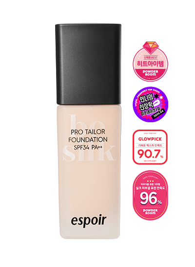 espoir pro tailor foundation be silk